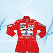 Load image into Gallery viewer, F1 Ayrton Senna 1991 Embroidered patches go kart race suit