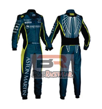Load image into Gallery viewer, Aston Martin Sublimation Printed go kart race suit,In All Sizes