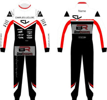 Load image into Gallery viewer, Charles Leclers Printed go kart Replica race suit