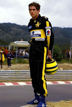 Load image into Gallery viewer, Ayrton Senna 1985 JPS Embroidered patches go kart race suit