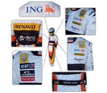 Load image into Gallery viewer, Fernando Alonso 2008 Replica Embroidered go kart race suit