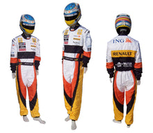 Load image into Gallery viewer, Fernando Alonso 2008 Replica Embroidered go kart race suit