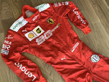 Load image into Gallery viewer, Charles Leclerc 2019 Ferrari 90 YEARS Replica Embroidered go kart race suit
