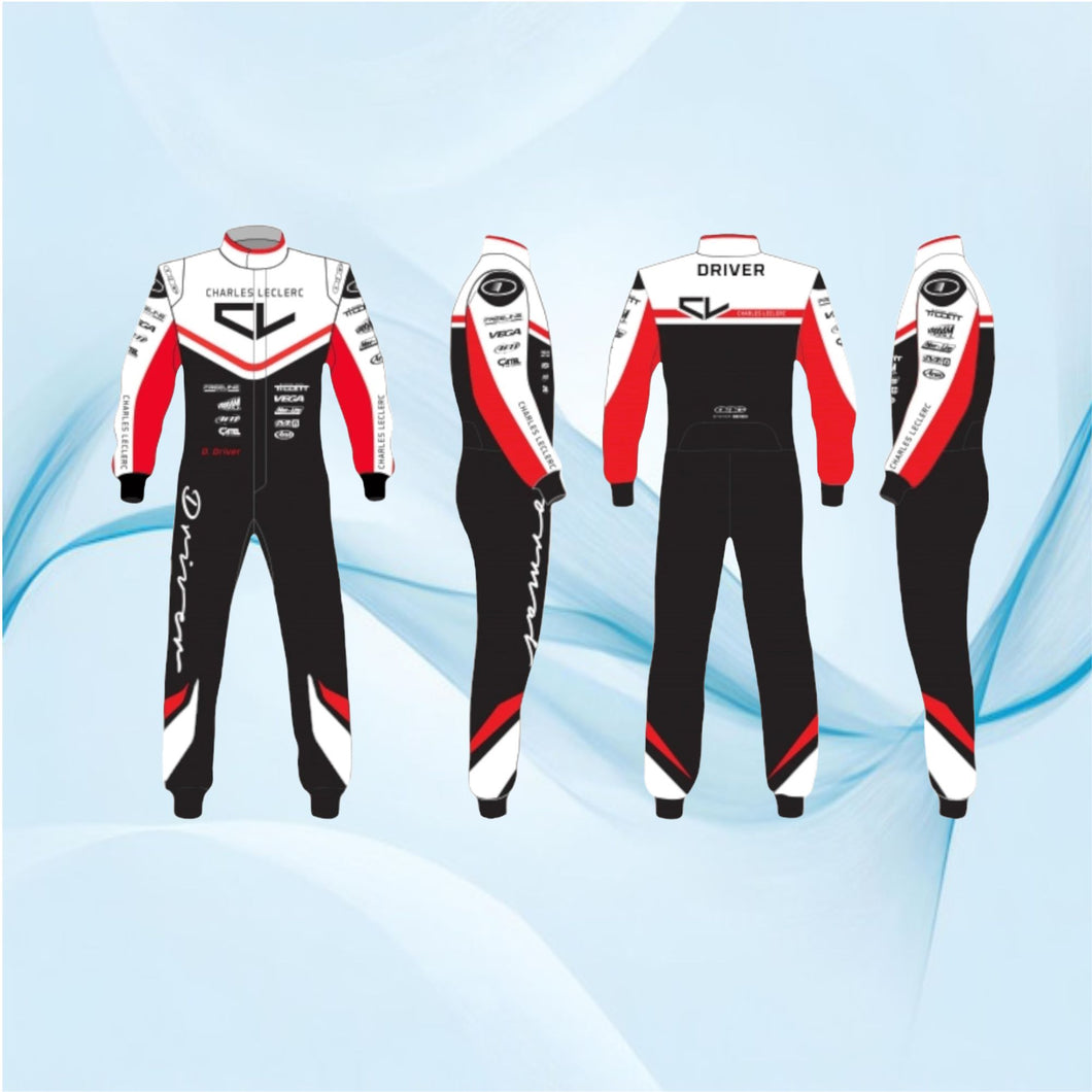 Charles Leclerc Go Kart Racing Suit