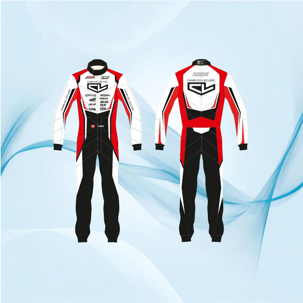 Charles Leclerc Go Kart Racing Suit
