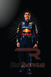 F1 2024 Checo Red Bull Printed Go Kart Suit