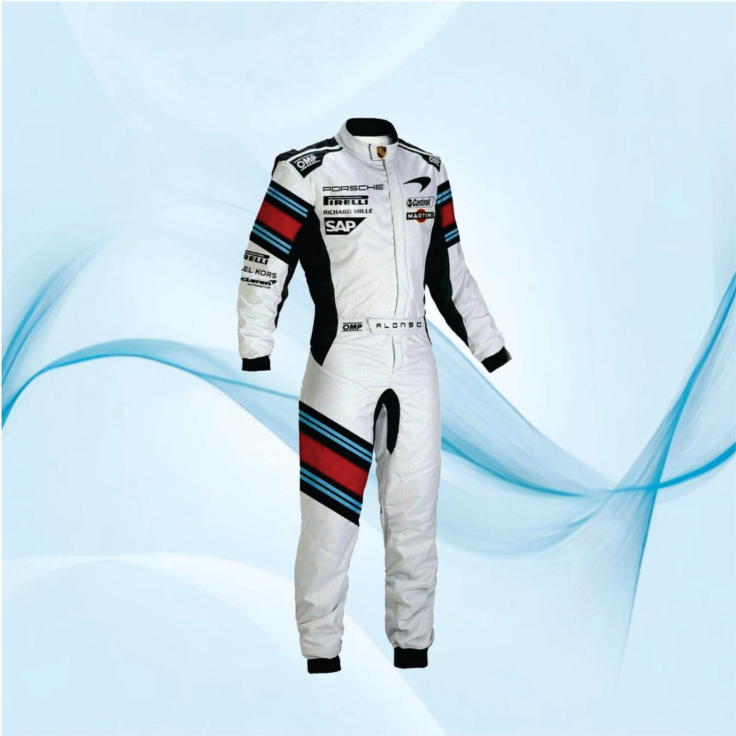 Martini Sublimation Printed go kart race suit,In All Sizes