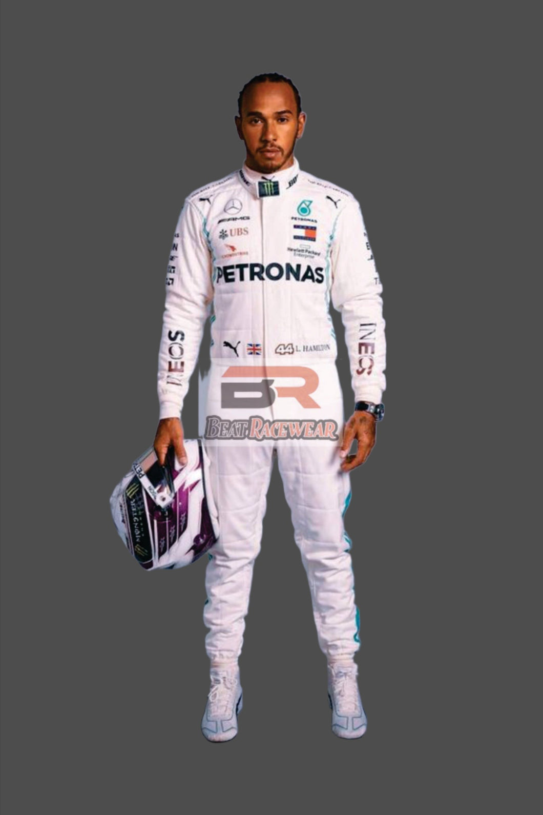 F1 Lewis Hamilton Printed Race Suits