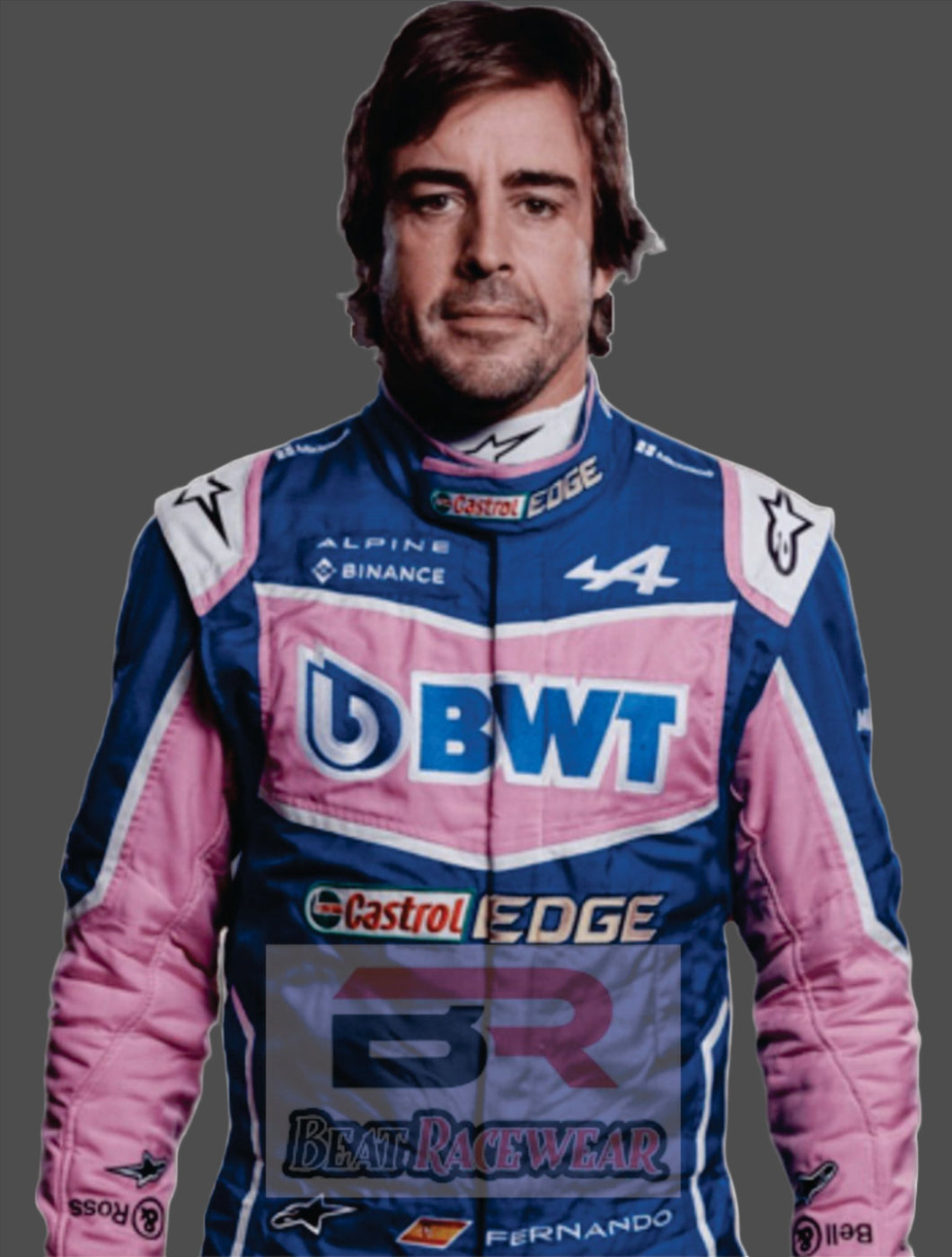 Fernando Alonso 2021 race suit