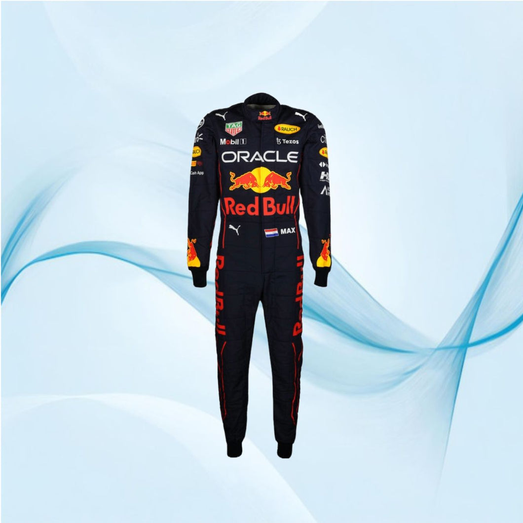 MAX 2022 Red Bull Printed Go Kart Suit
