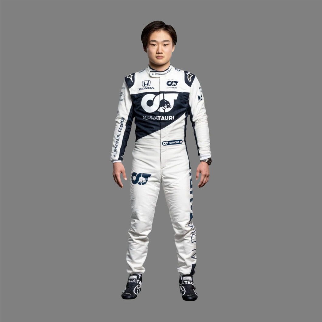 Yuki Tsunoda 2021 Rookie Season AlphaTauri F1 Suit