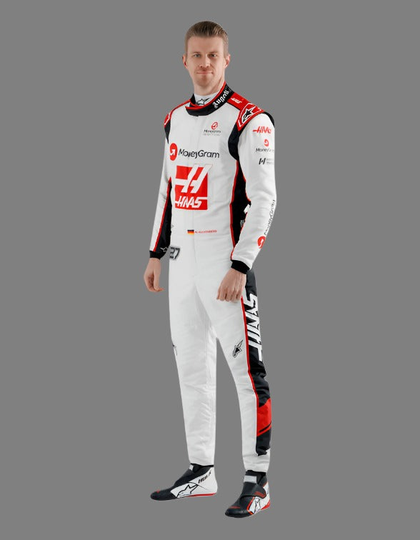 Nico Hulkenberg 2023 Race Suit F1 Haas Team – Beat Racewears