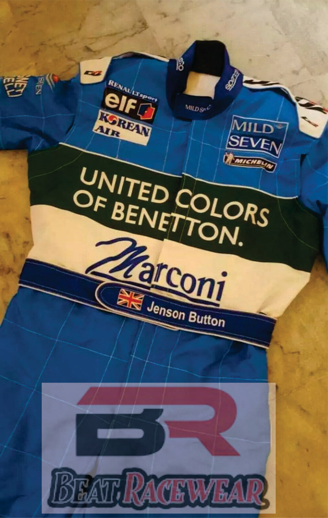 Jason Buttton Sublimation Printed go kart race suit,In All Sizes