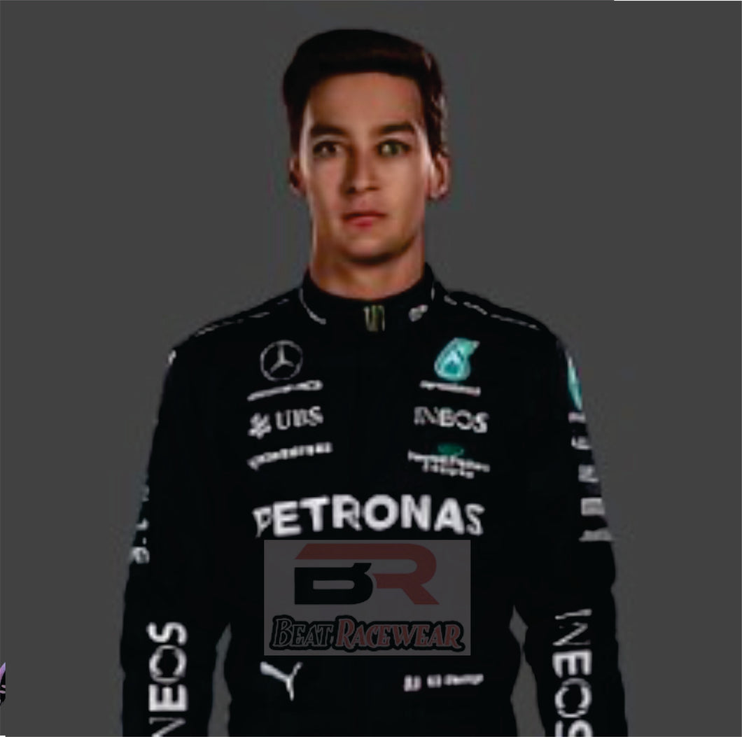 George Russell  Mercedes-AMG  2023 Printed Suit In All size