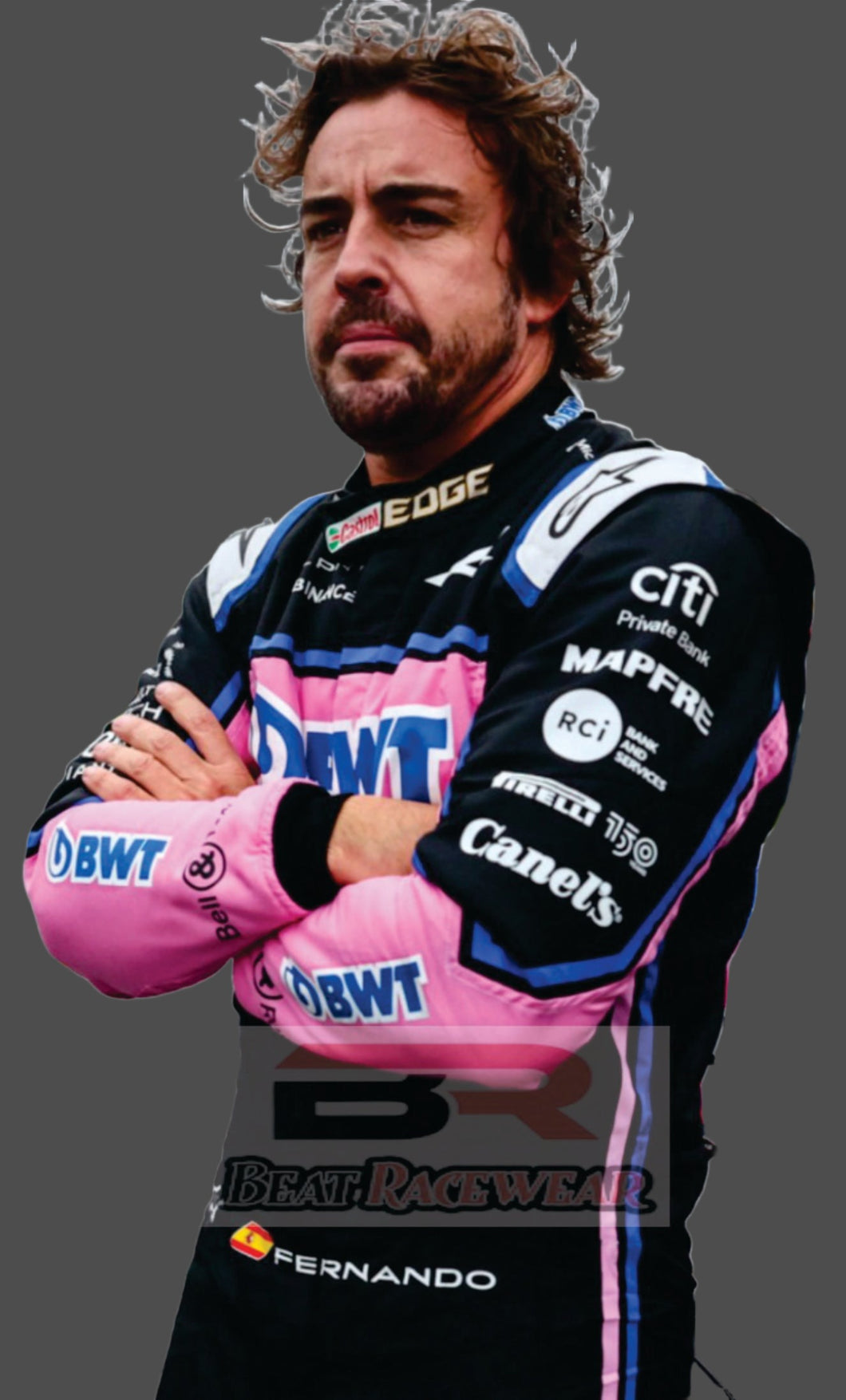 Fernando Alonso 2022 race suit