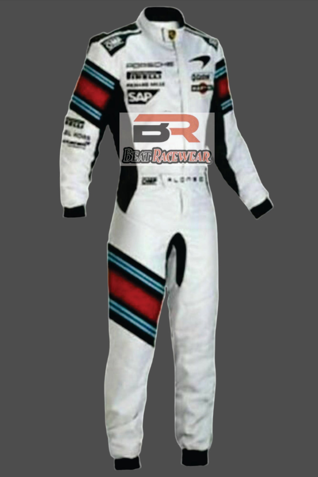 Martini Sublimation Printed go kart race suit,In All Sizes