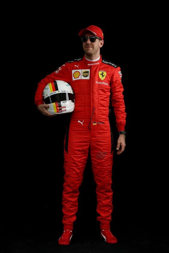 Sebastian Vettel Ferrari Printed Race Suit