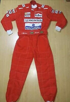 F1 Ayrton Senna 1991 Printed go kart race suit |