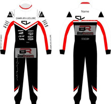 Load image into Gallery viewer, Charles Leclers Printed go kart Replica race suit
