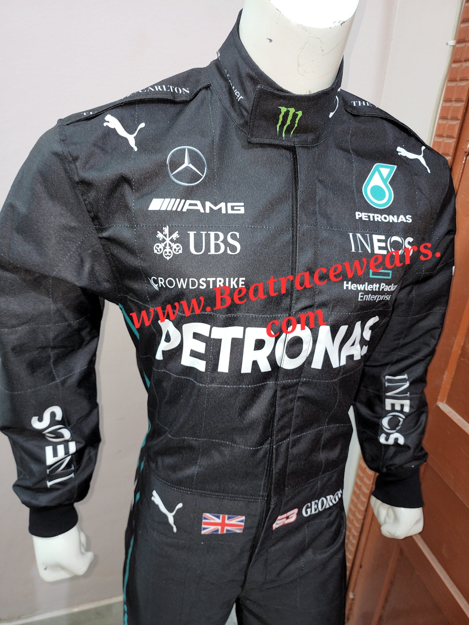 George Russell New Mercedes 2022 F1 Printed Suit – Beat Racewears