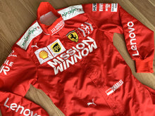 Load image into Gallery viewer, Charles Leclerc 2019 Mission Winnow Replica Embroidered go kart race suit
