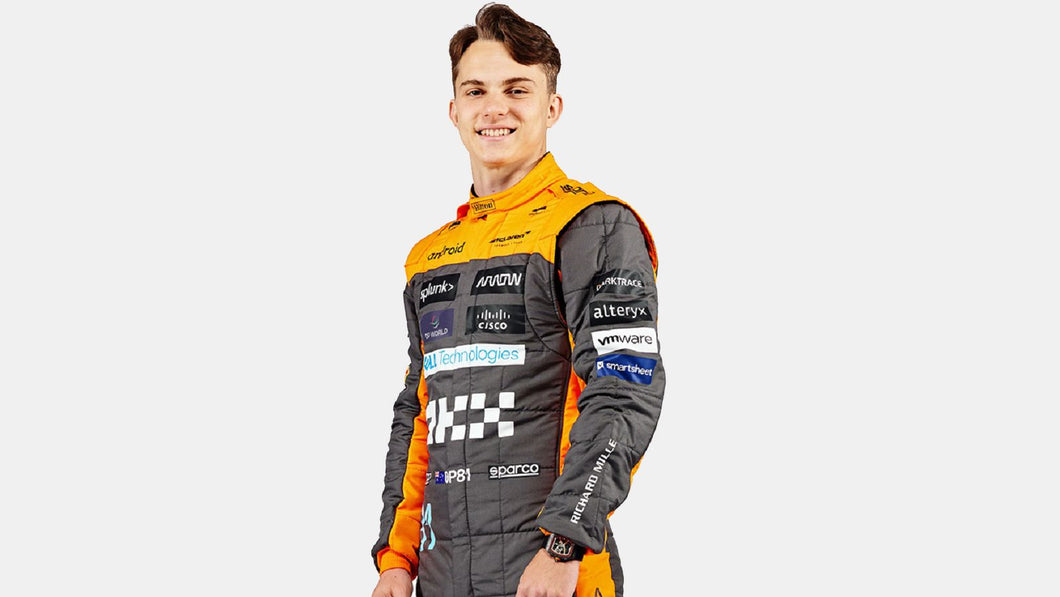Oscar Piastri McLaren 2023 Model suit f1 printed race suit