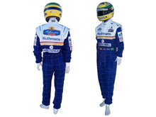 Load image into Gallery viewer, Ayrton Senna 1994 Embroidered Patches racing suit / Team Williams F1
