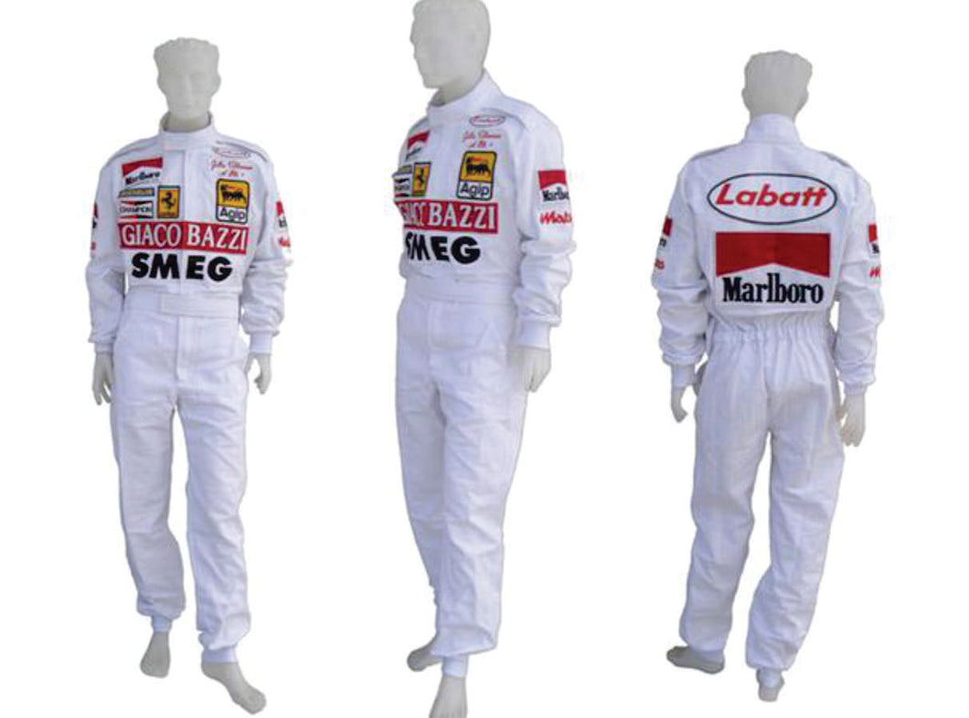 Gilles Villeneuve 1970 SMEG Embroidered Patches go kart race suit