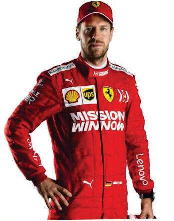 Vettel 2019 Mission Winnow Racing Suit