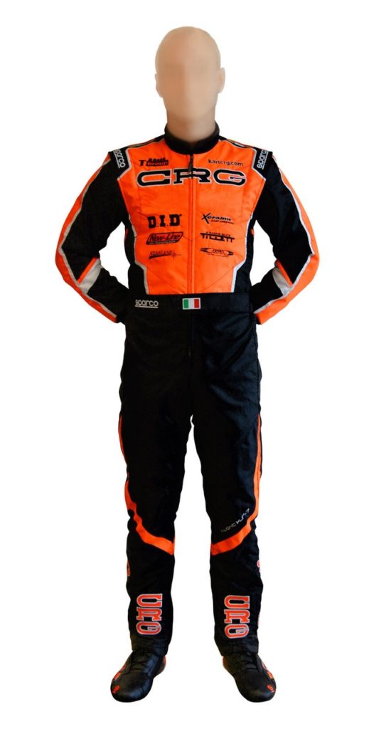 CRG Sparco go kart 2020 suit in all sizes