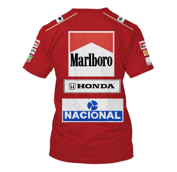 Ayrton Senna Marlboro McLaren Honda F1 new Shirt – Beat Racewears
