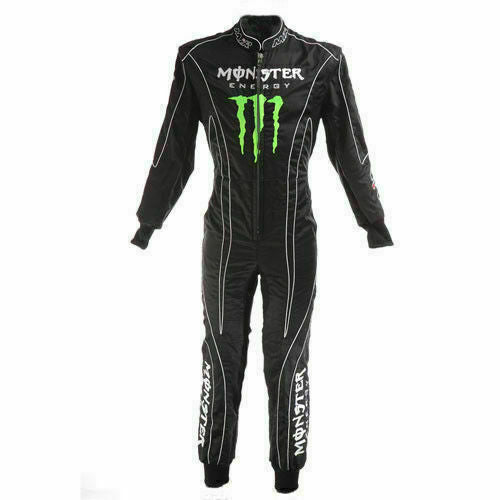 Monster energy Sublimation Printed go kart race suit, In All Sizes